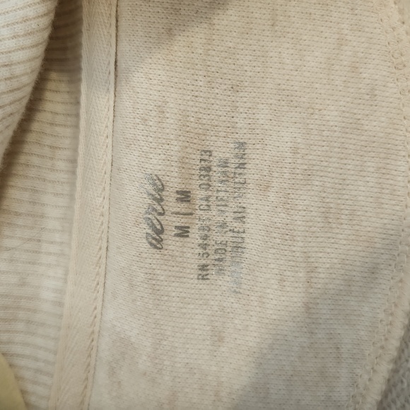 Aerie leopard print oversized sweater Size medium 1/2 zip - Picture 6 of 9